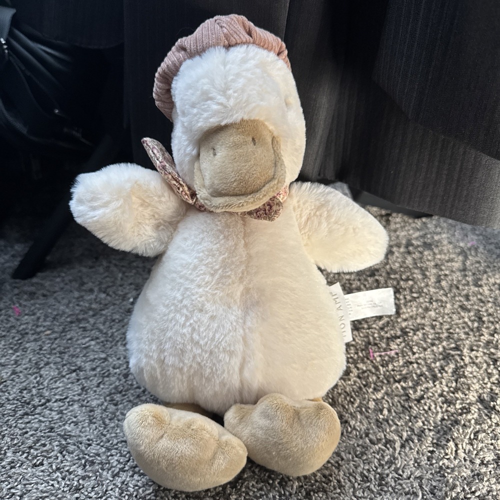 MON AMI Colette The Duck Stuffed Animal – 11.5 Inches Soft & Huggable Plush Toy